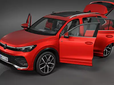 2024 Volkswagen Tiguan Hybrid 3D model