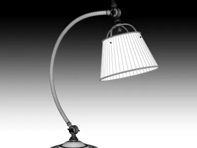 Griffiths and Griffiths 77825 brass desk lamp 3D model