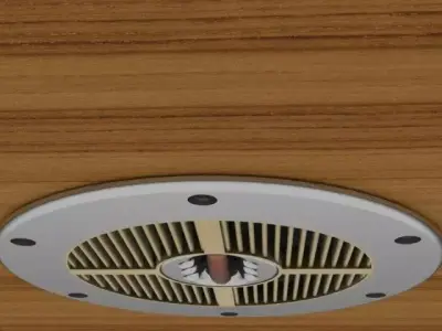 saareyacht 2 ceiling fan Free 3D model