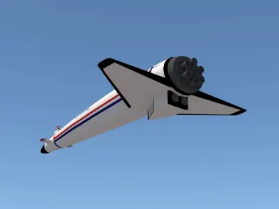 HOTOL Spacecraft Low-poly 3D model