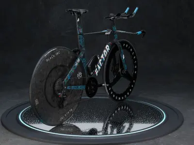 Factor Hanzo time trial bike Low-poly 3D model