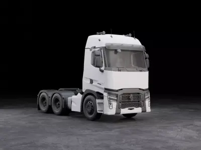 Renault Trucks C 440 8x4 Tipper 2025 X T  3D Model 3D model