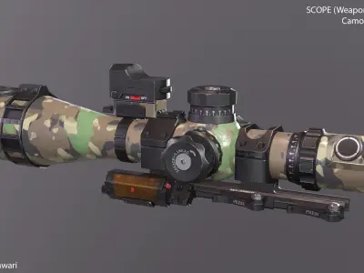 SCOPE  Game Ready Asset with 3 different skins Low-poly 3D model