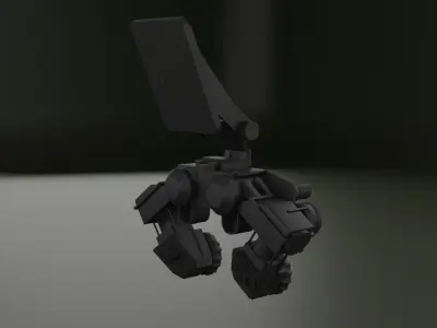 Special forces nightvision goggles Low-poly 3D model