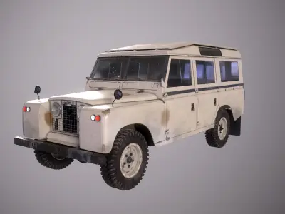 Land Rover Series II LWB Aged 3D model