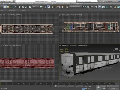 TRAIN - Metro 3D model