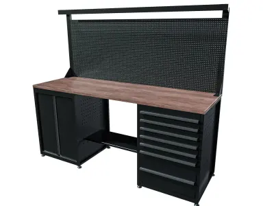 Workbench Pack Low-poly 3D model