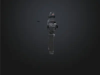 g36 assault rifle- game ready 3D model