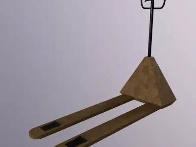 Hand Pallet Truck - Game Ready - Low Poly PBR 3D Model Low-poly 3D model