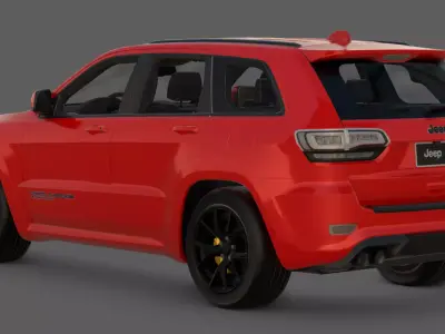 2018 Jeep Grand Cherokee Trackhawk 3D Model  3D model