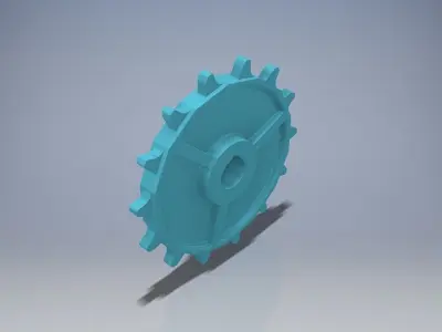 Sprocket gear 3D model