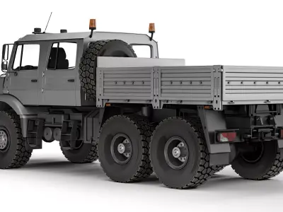 Mercedes-Benz Zetros 3643 Crew Cab 2020 3D model