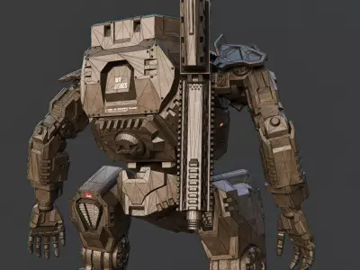 Fighter Mech  3D model