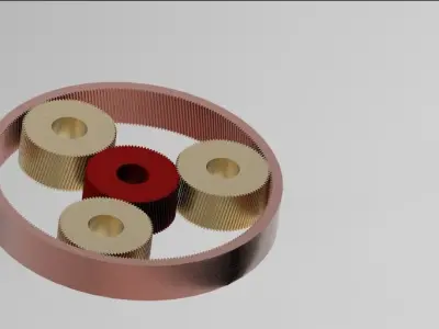 planetary 3D model