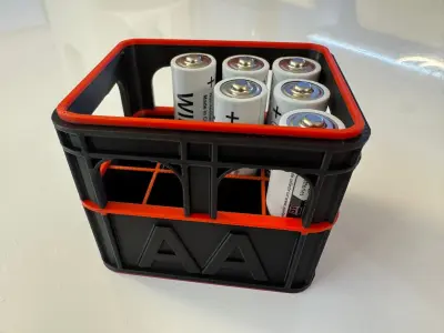 Battery holder 3D print model purchase