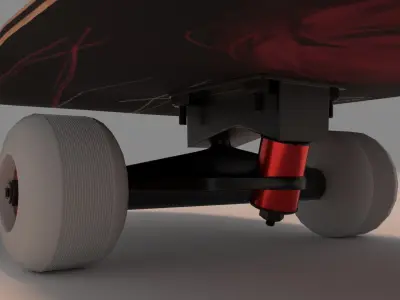 Arcane Vi Skateboard 02 3D model