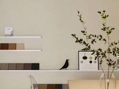  Office interior scene 10 3D model