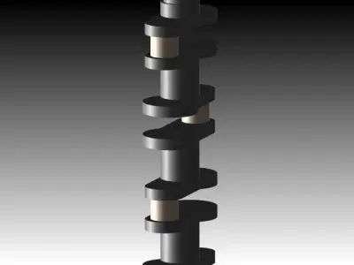 Crank shaft Free 3D model by surajmal-1 from CGTrader