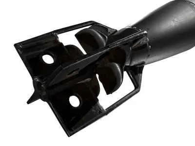 torpedo gun 3D model