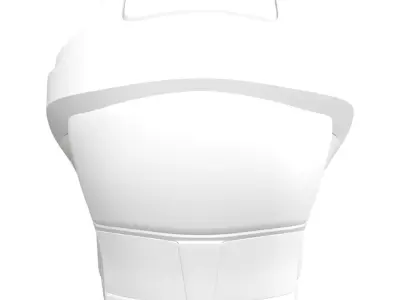 futuristic helmet 3D model buy