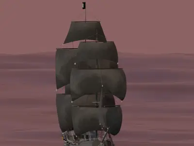 Black pearl 3D model