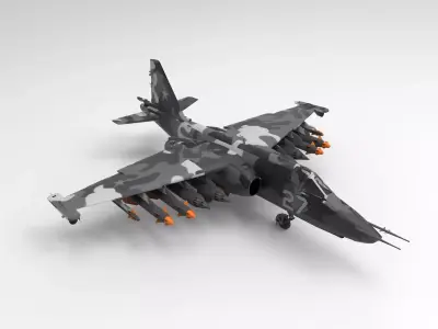 Sukhoi Su-25  3D model
