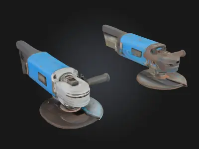 Angle Grinders Evolution  From Classic to Cutting-Edge 3D model