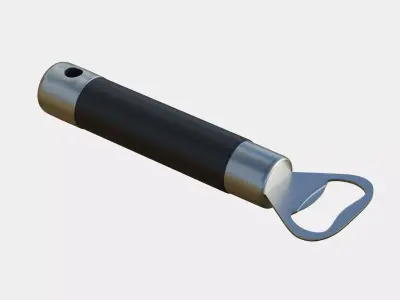 Bottle Opener Low-poly 3D model