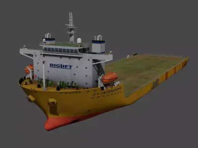 CY BIGLIFT Heavyload vessel Low-poly 3D model