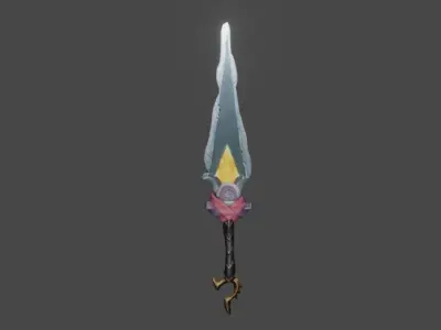 Zeloeman Sword A 70 Low-poly 3D model