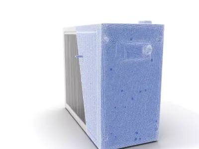 Industrial Cooling Unit Model Pack Low-poly 3D model