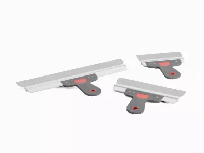 Spatula For Putty 01  Low-poly 3D model