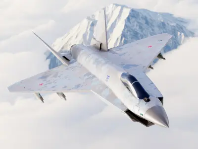 Sukhoi Su-75 3D model