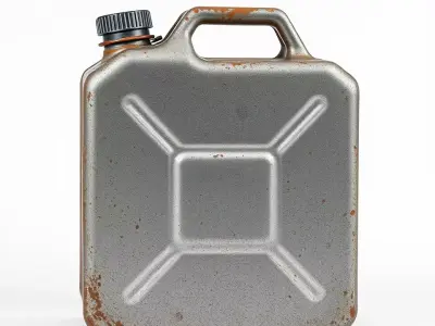 Rustic Metal Jerry Can model pack Low-poly 3D model