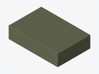 Furniture - Seating - Contemporary - Three - Base - Small Low-poly 3D model