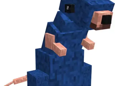 3d rat minecraft mod 3D model