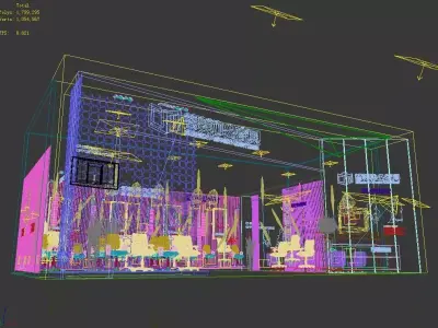 Exhibition - Area -7X10-3DMAX2012-042 3D model