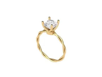 Wedding Ring  3D print model 250