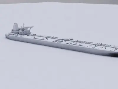 Cargo Ship 3D model Polygon mesh
