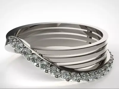 4 part diamond tng 3D model