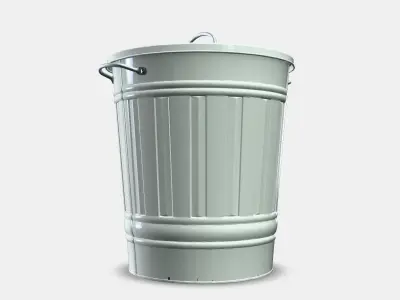 KNODD Bin with lid 2 Low-poly 3D model purchase