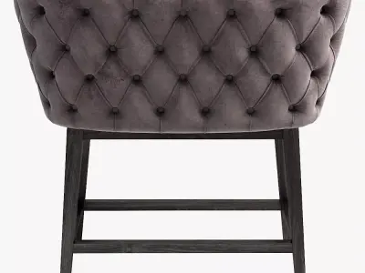 Barstool Low-poly 3D model