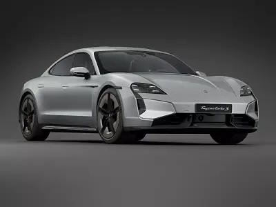 2025 Porsche Taycan Turbo S 3D model