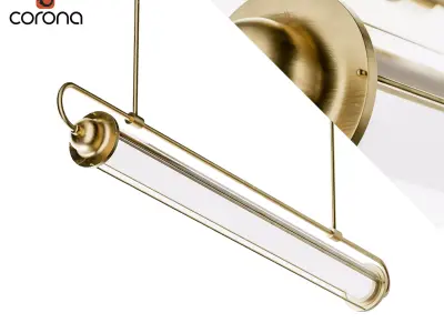 Retro cylindrical ceiling lamp 3D model