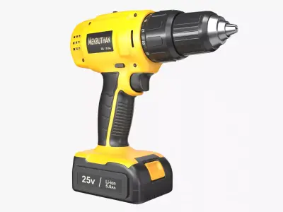 Cordless Drill 01 Concept  3D model