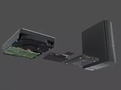 Electronics Low-poly 3D model