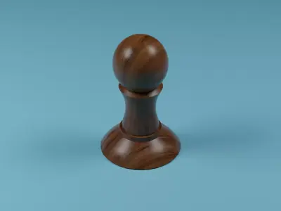 Wood Stamp 3D model