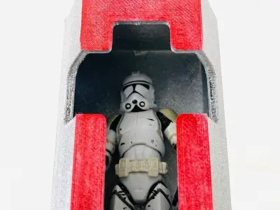 Sci Fi CRYO POD DIORAMA DISPLAY 3D print model