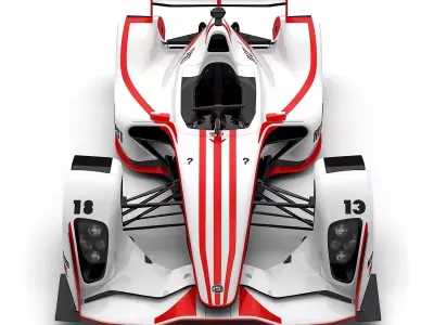 Formula Precision Race Car 3D Model V01 Low-poly 3D model