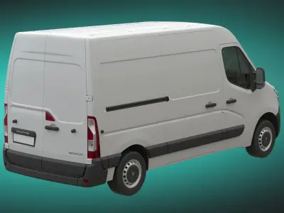 Renault Master 2015 PanelVan L2H2 3D model